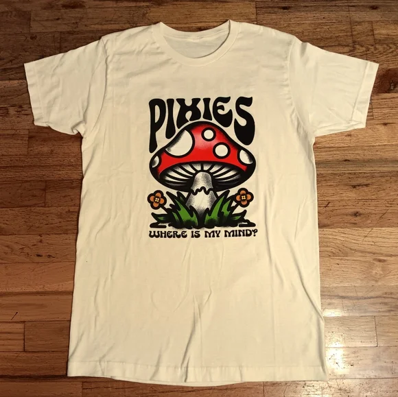 Pixies Mindshroom US Tour 2023 t-shirt NEW nwot concert cities rock hippie pot - Picture 2 of 8